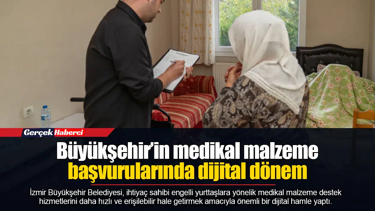 Büyükşehir’in medikal malzeme başvurularında dijital dönem