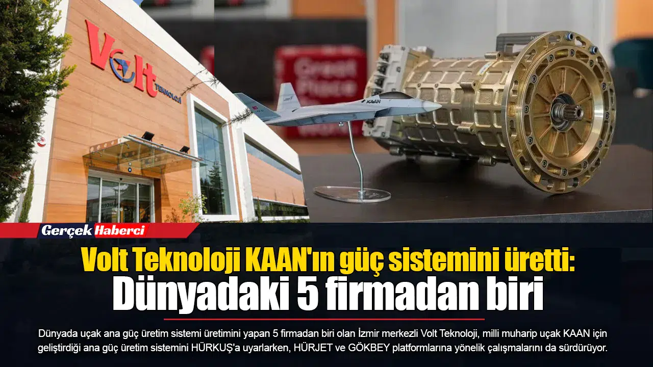 Volt Teknoloji KAAN'ın güç sistemini üretti: Dünyadaki 5 firmadan biri