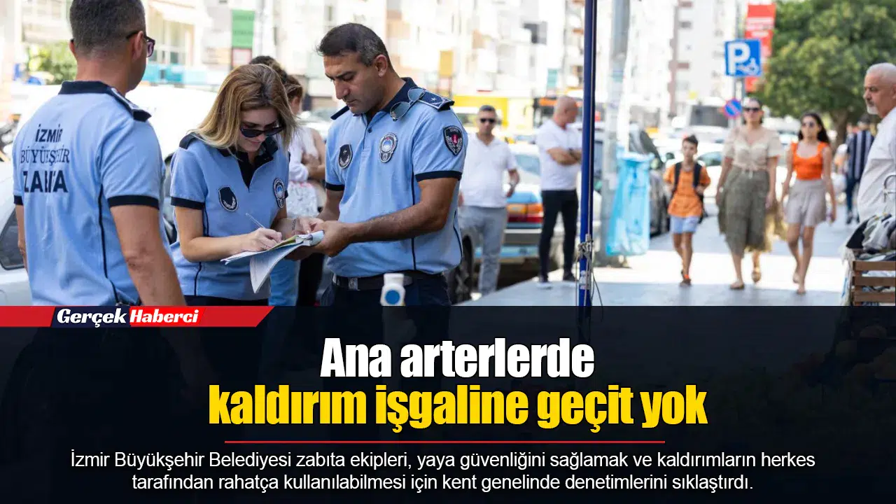 Ana arterlerde kaldırım işgaline geçit yok