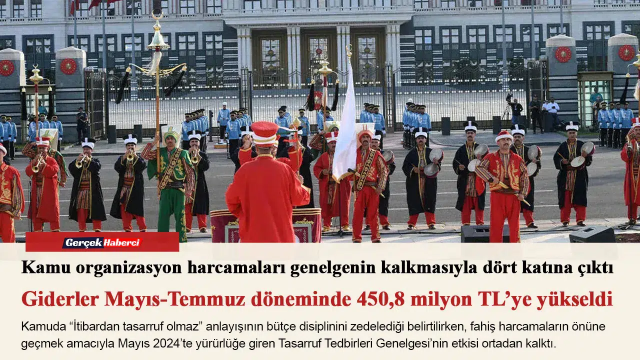 Kamu organizasyon harcamaları genelgenin kalkmasıyla dört katına çıktı