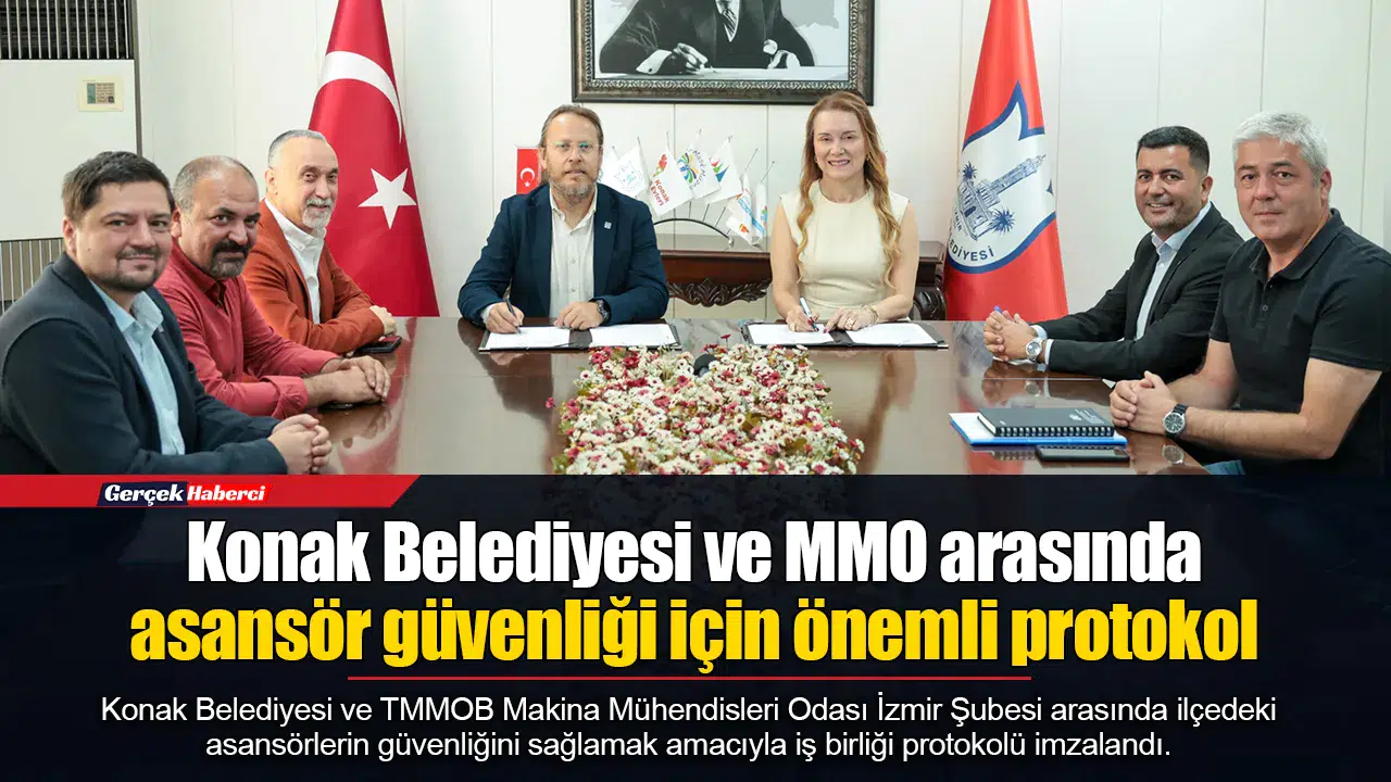 Konak Belediyesi ve MMO arasında asansör güvenliği için önemli protokol