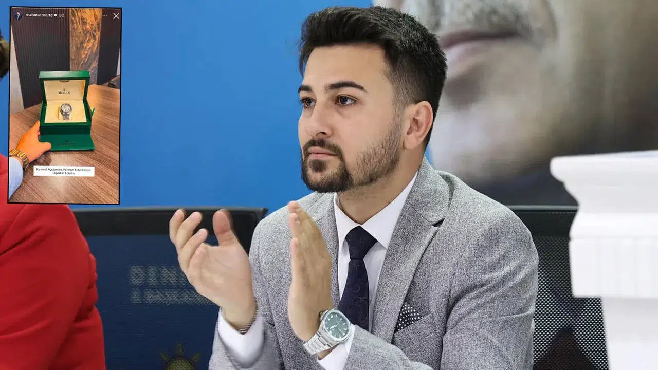 AK Parti Gençlik Kolları Başkanı'nın 800 bin liralık Rolex paylaşımı tepki çekti