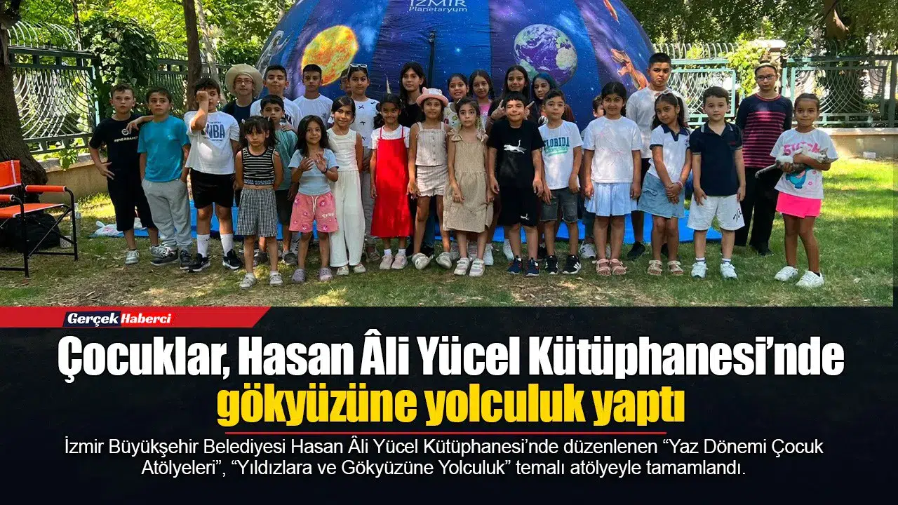 Çocuklar, Hasan Âli Yücel Kütüphanesi’nde gökyüzüne yolculuk yaptı