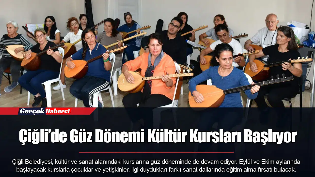 Çiğli’de Güz Dönemi Kültür Kursları Başlıyor