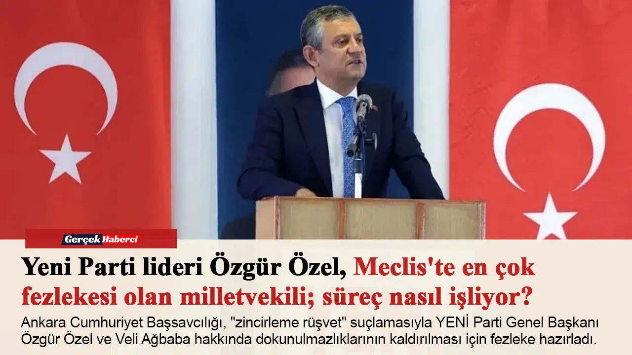 Yeni Parti lideri Özgür Özel, Meclis'te en çok fezlekesi olan milletvekili; süreç nasıl işliyor?