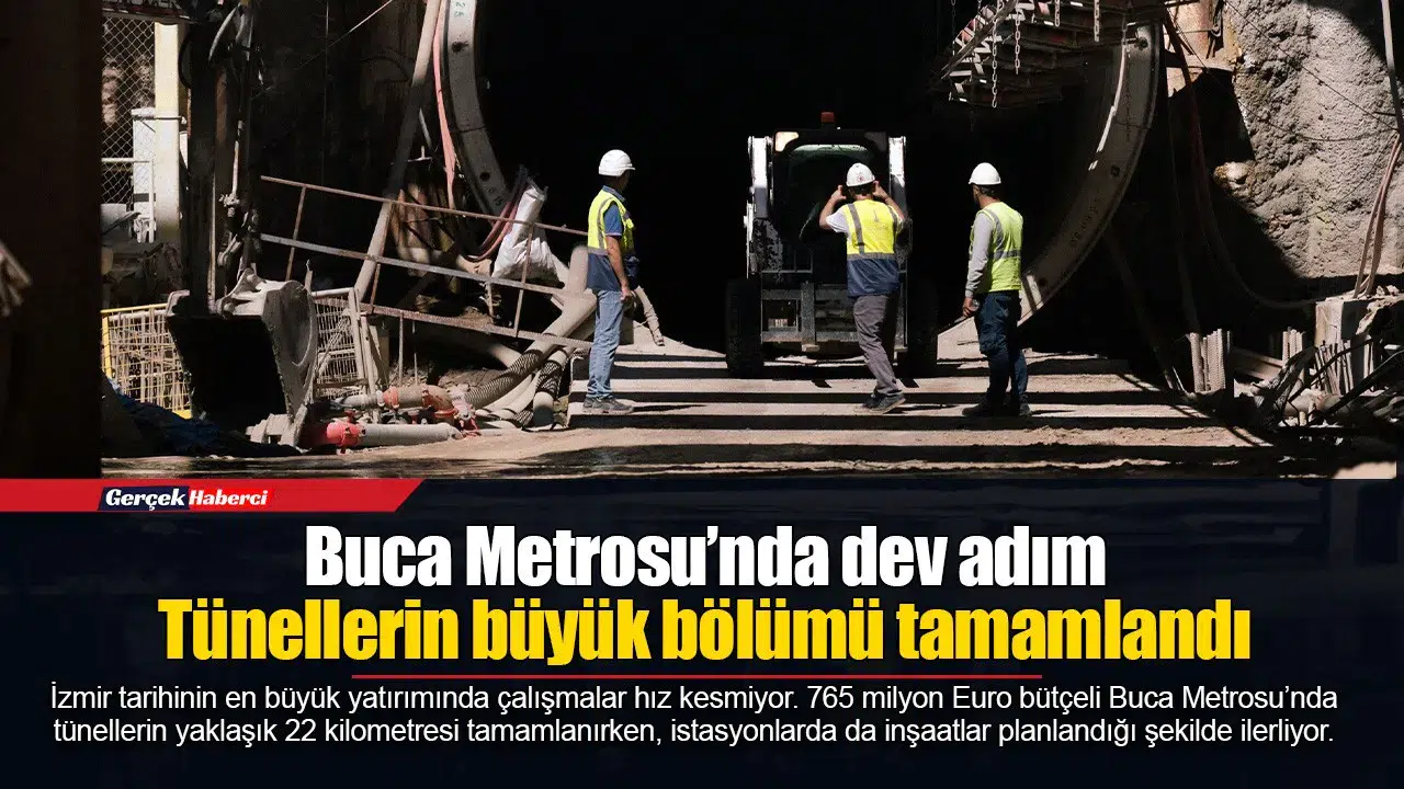 Tünellerin büyük bölümü tamamlandı