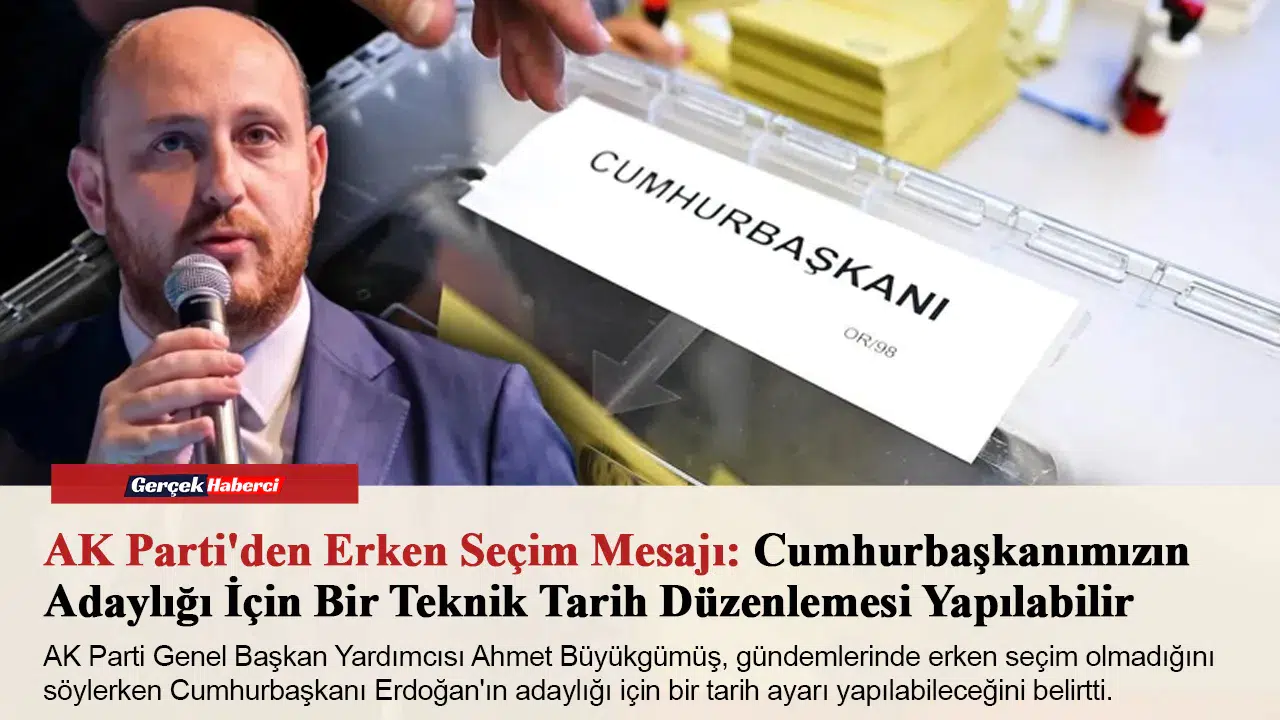 AK Parti'den erken seçim açıklaması: Erdoğan'ın adaylığı için teknik düzenleme olabilir