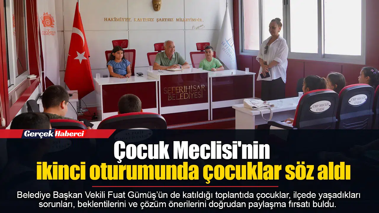 Çocuk Meclisi'nin ikinci oturumunda çocuklar söz aldı