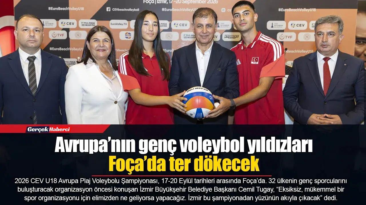 Avrupa’nın genç voleybol yıldızları Foça’da ter dökecek
