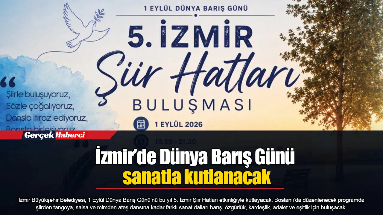 İzmir’de Dünya Barış Günü sanatla kutlanacak
