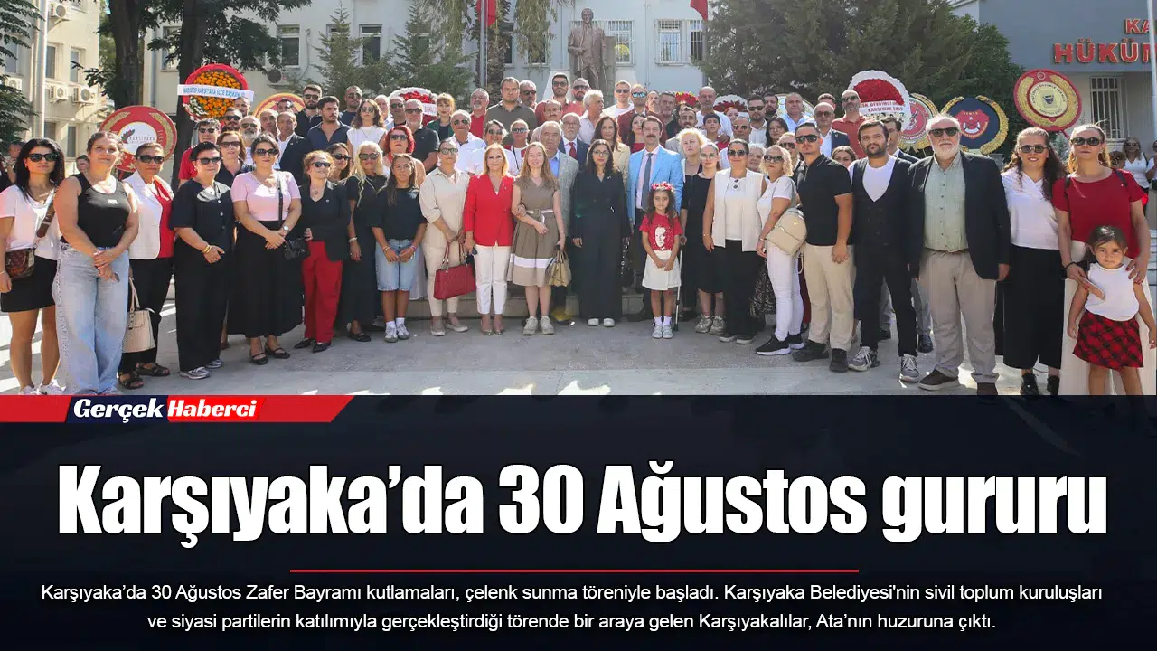 Karşıyaka’da 30 Ağustos gururu