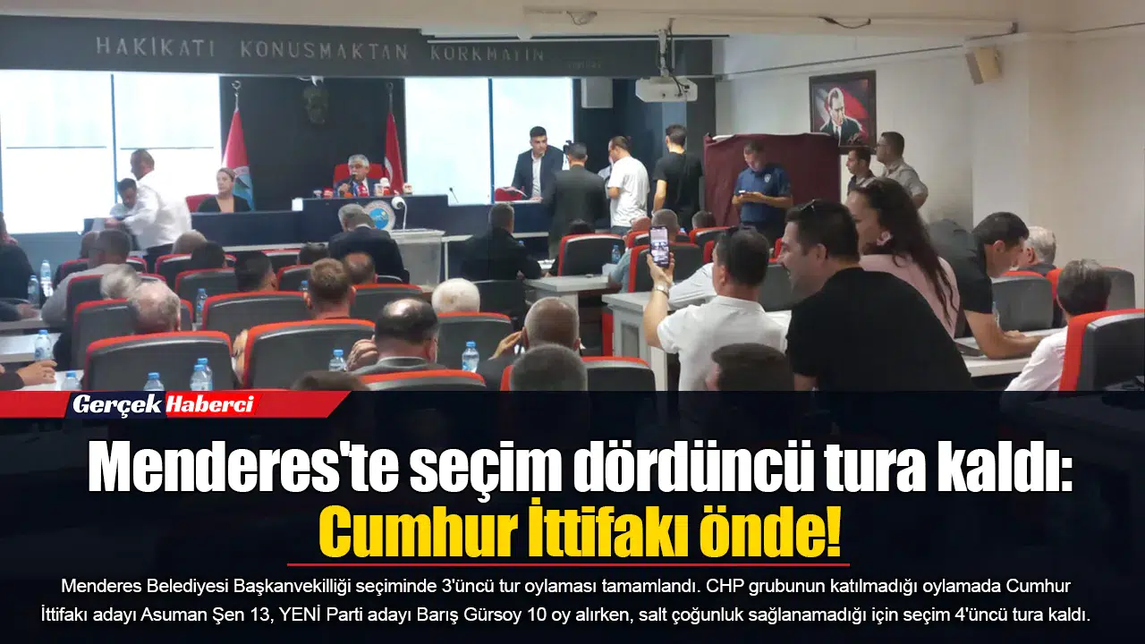 Menderes'te seçim dördüncü tura kaldı: Cumhur İttifakı önde!