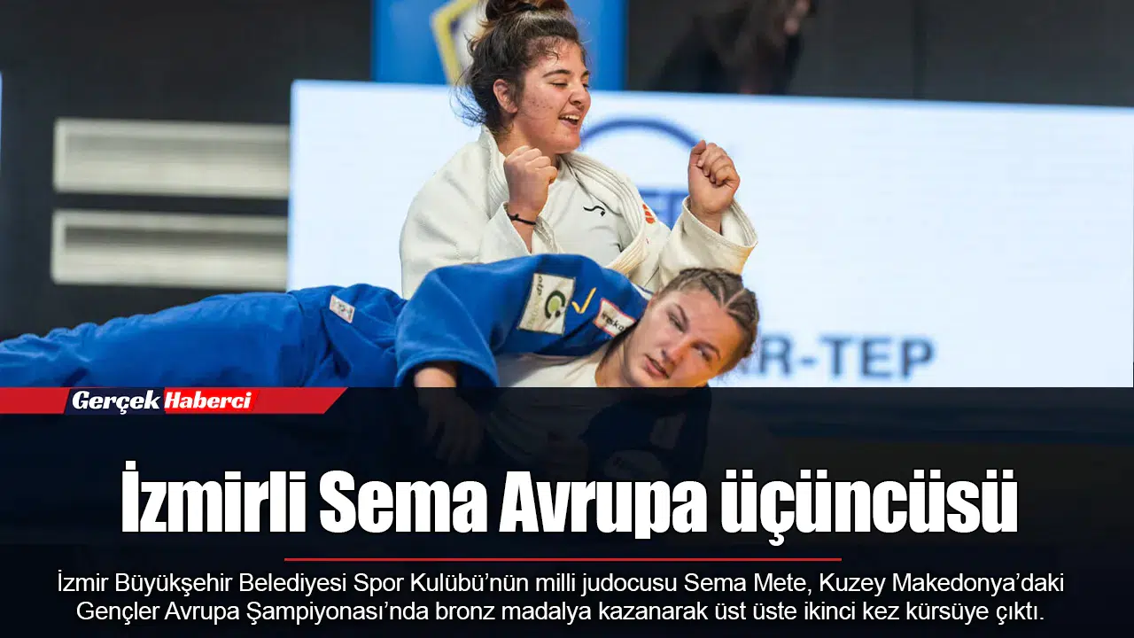 İzmirli Sema Avrupa üçüncüsü