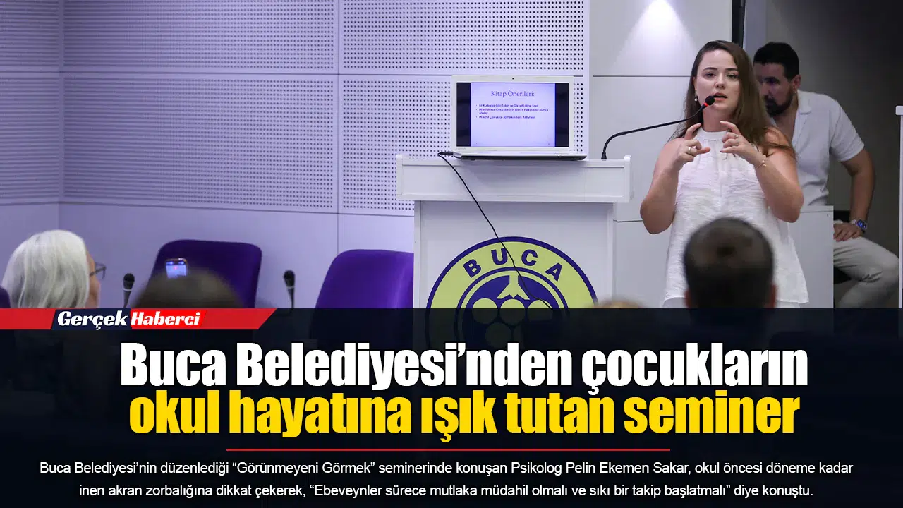 Buca Belediyesi’nden çocukların okul hayatına ışık tutan seminer