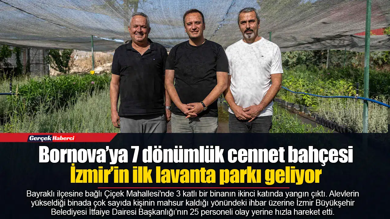 İzmir’in ilk lavanta parkı geliyor