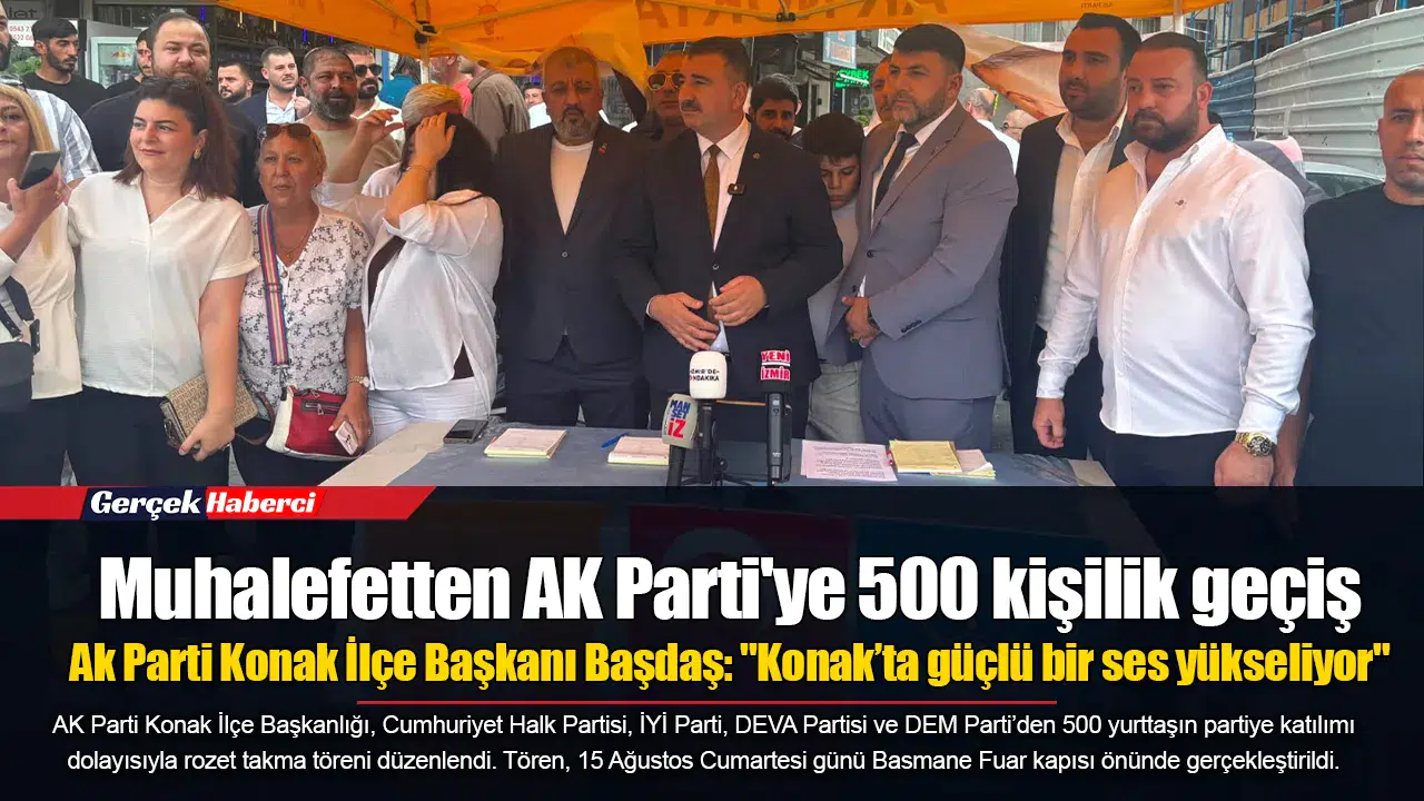 Muhalefetten AK Parti'ye 500 kişilik geçiş