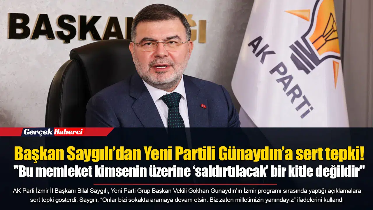 Başkan Saygılı’dan Yeni Partili Günaydın’a sert tepki!