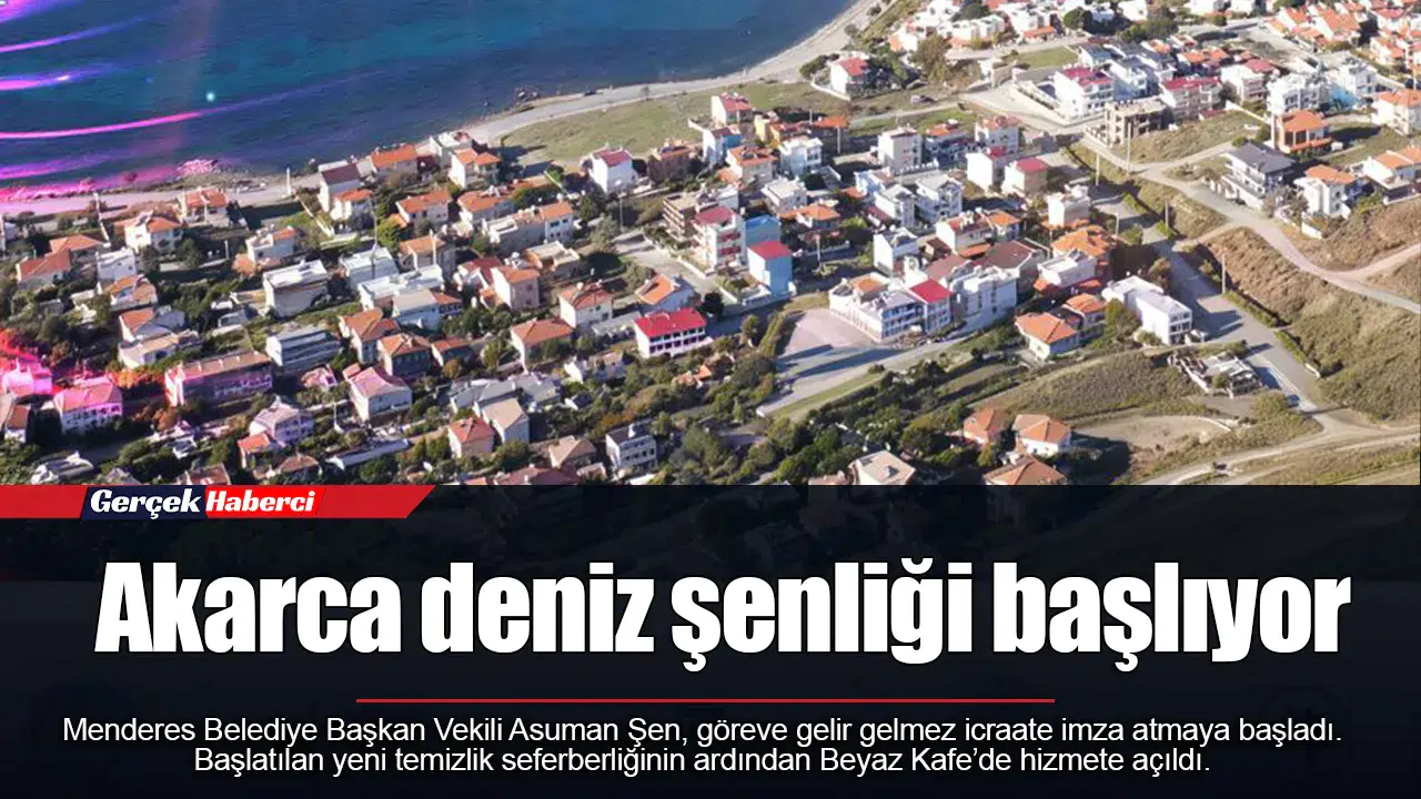 Akarca deniz şenliği başlıyor