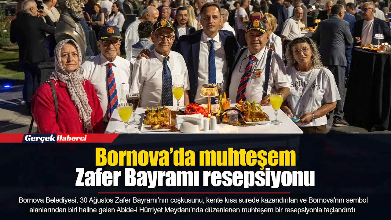 Bornova’da muhteşem Zafer Bayramı resepsiyonu