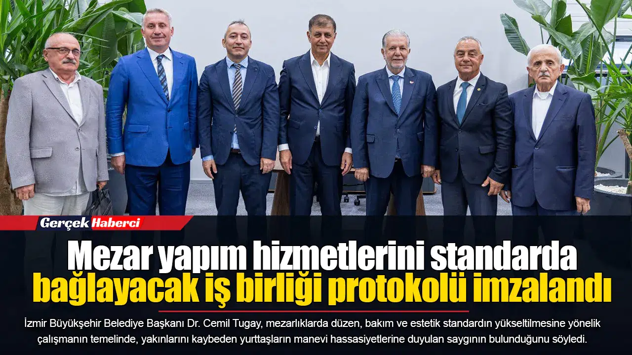 Mezar yapım hizmetlerini standarda bağlayacak iş birliği protokolü imzalandı
