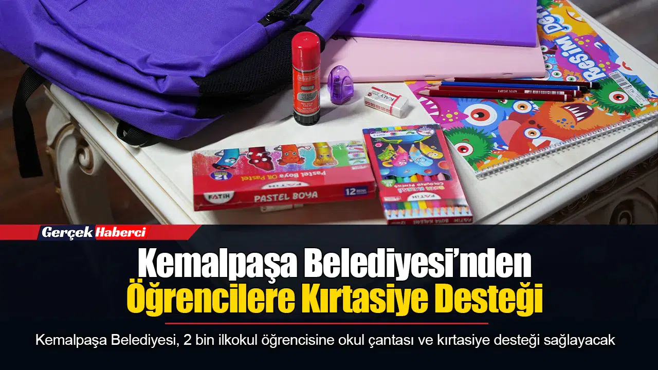 Kemalpaşa Belediyesi’nden Öğrencilere Kırtasiye Desteği