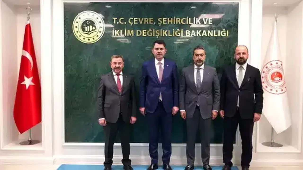 Gölbaşı Belediye Başkanı Odabaşı, Bakan Kurum'u ziyaret etti