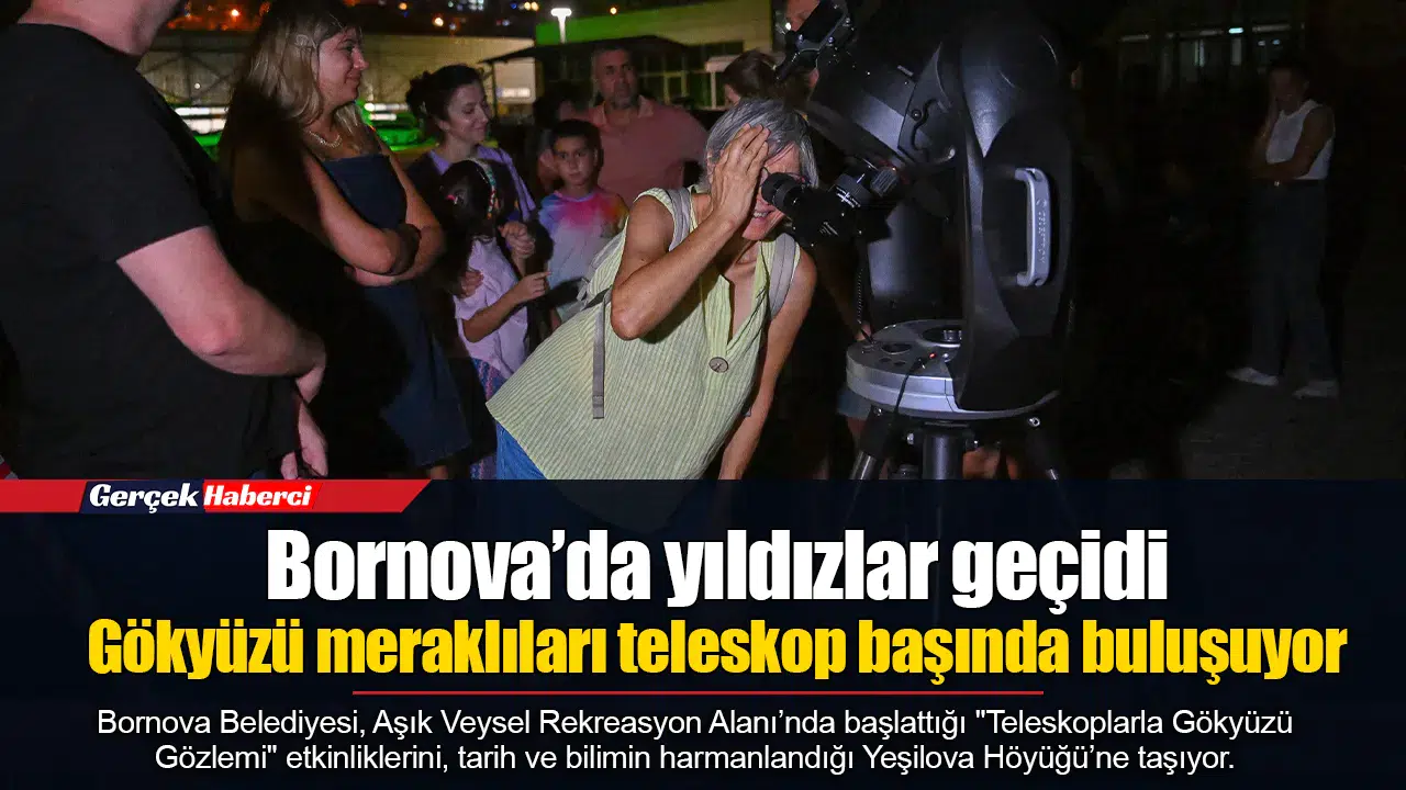 Gökyüzü meraklıları teleskop başında buluşuyor