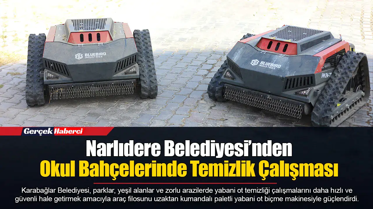 Karabağlar’dan yabani ot temizliğinde teknolojik hamle