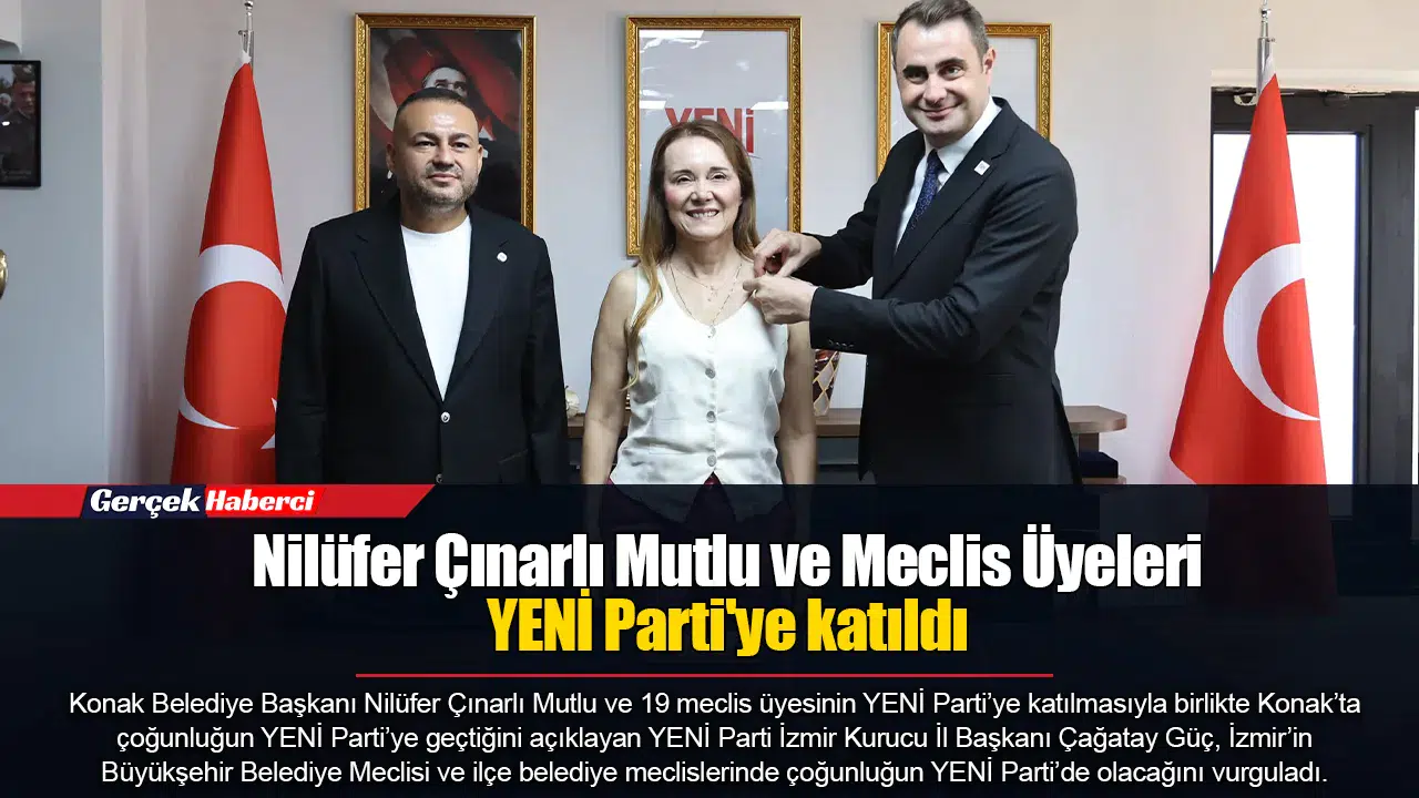 Nilüfer Çınarlı Mutlu ve Meclis Üyeleri YENİ Parti'ye katıldı