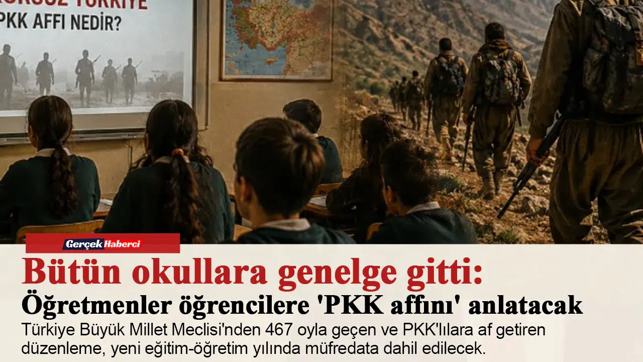 Bütün okullara genelge gitti: Öğretmenler öğrencilere 'PKK affını' anlatacak