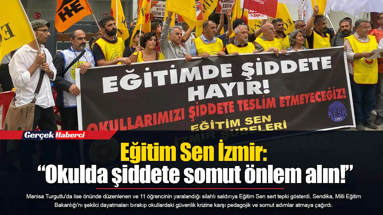 Eğitim Sen İzmir: “Okulda şiddete somut önlem alın!”