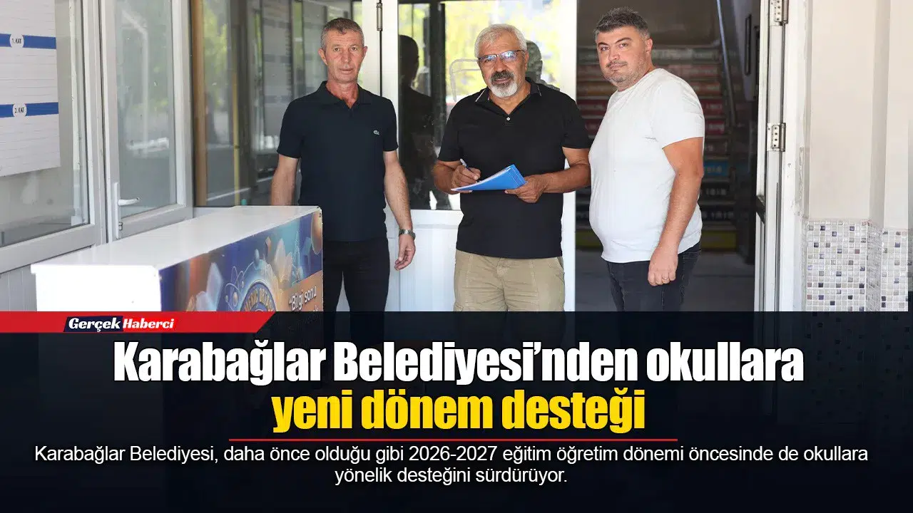 Karabağlar Belediyesi’nden okullara yeni dönem desteği