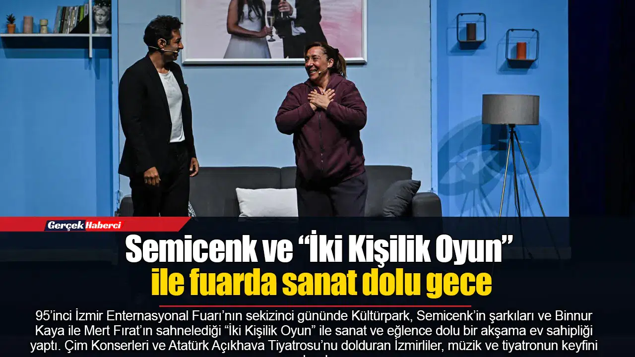 Semicenk ve “İki Kişilik Oyun” ile fuarda sanat dolu gece