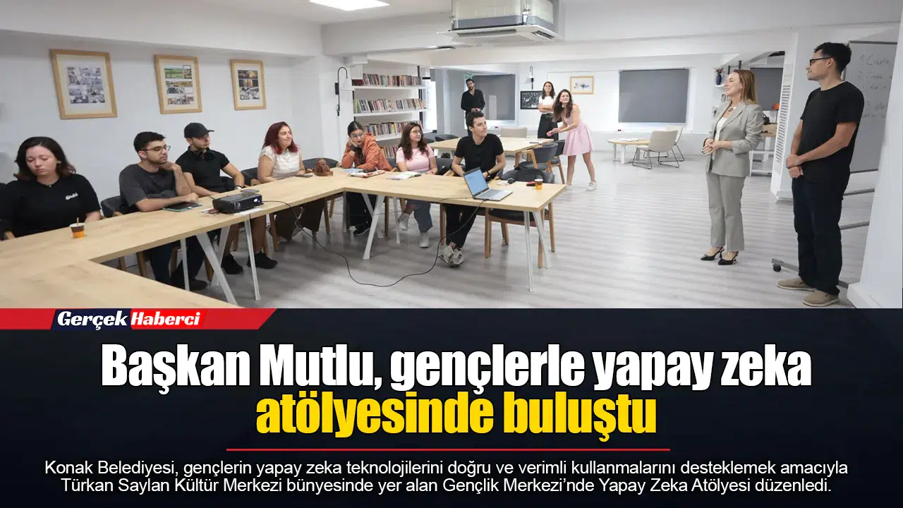 Başkan Mutlu, gençlerle yapay zeka atölyesinde buluştu
