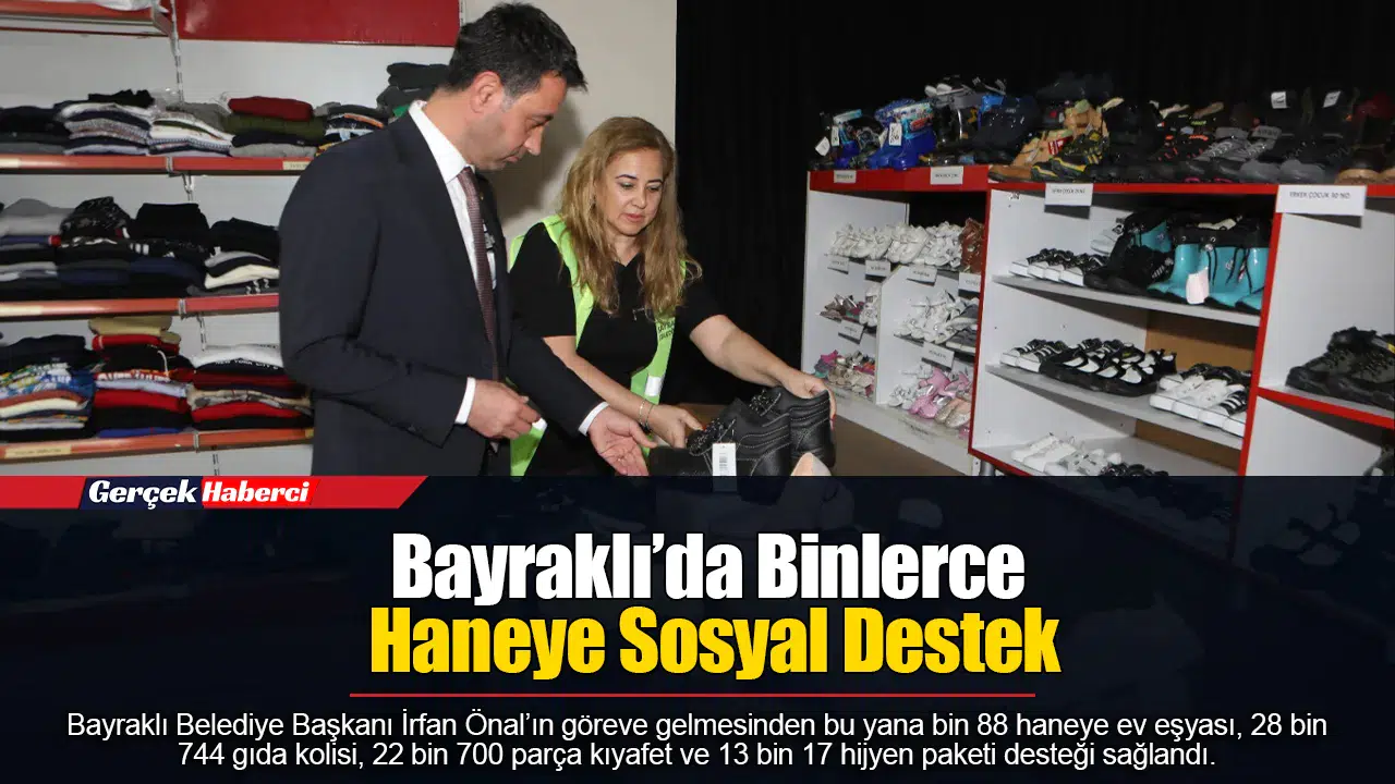 Bayraklı’da Binlerce Haneye Sosyal Destek