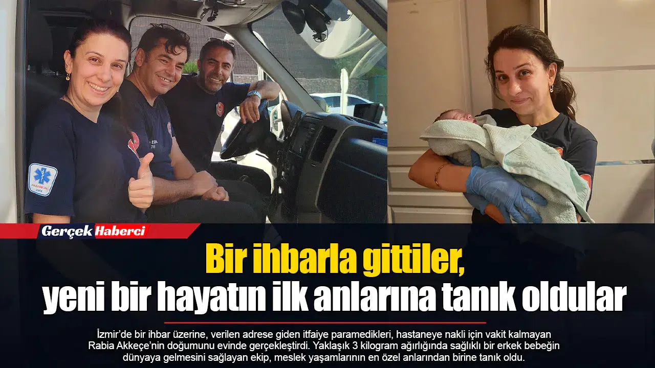 Bir ihbarla gittiler, yeni bir hayatın ilk anlarına tanık oldular