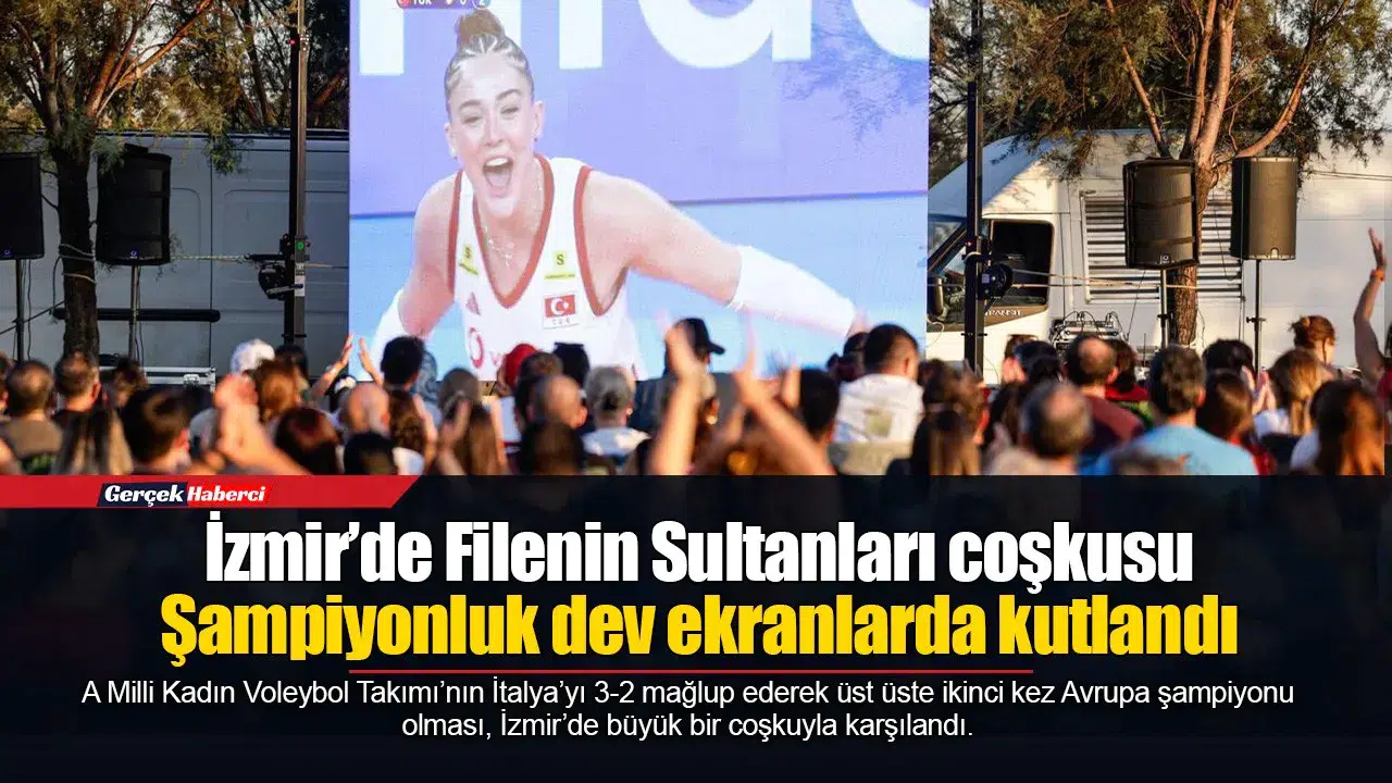 Şampiyonluk dev ekranlarda kutlandı