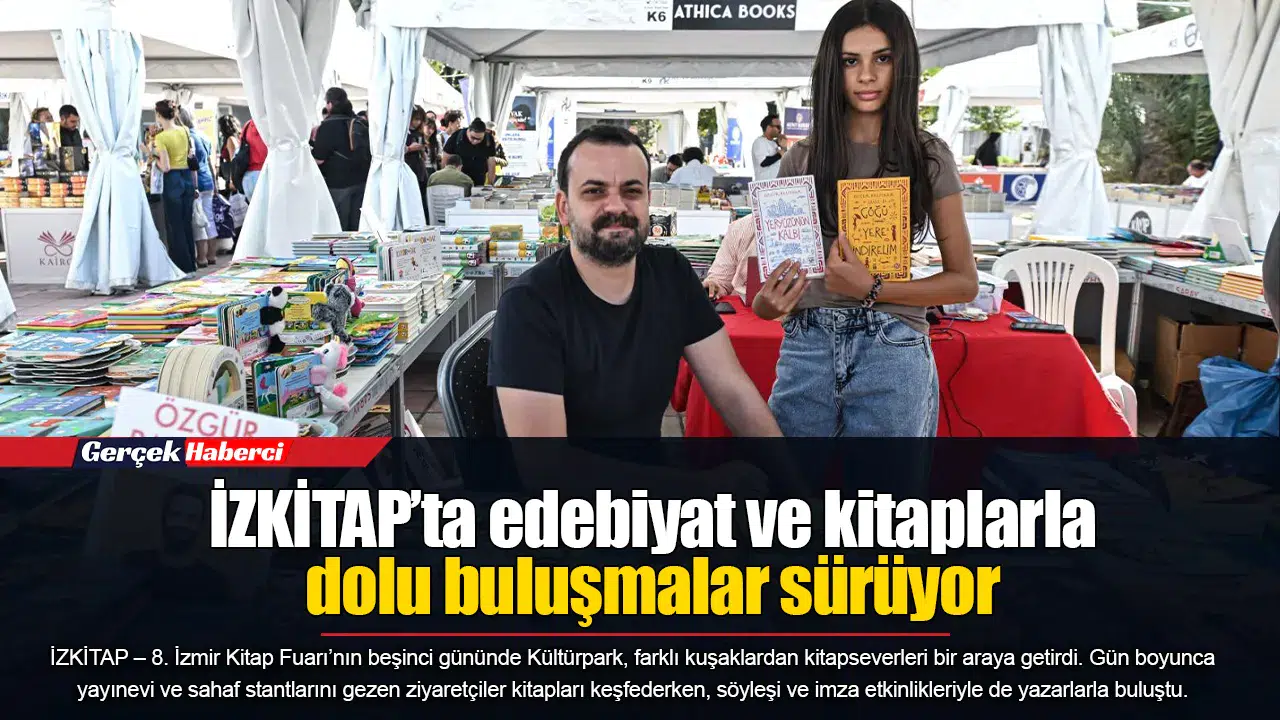 İZKİTAP’ta edebiyat ve kitaplarla dolu buluşmalar sürüyor