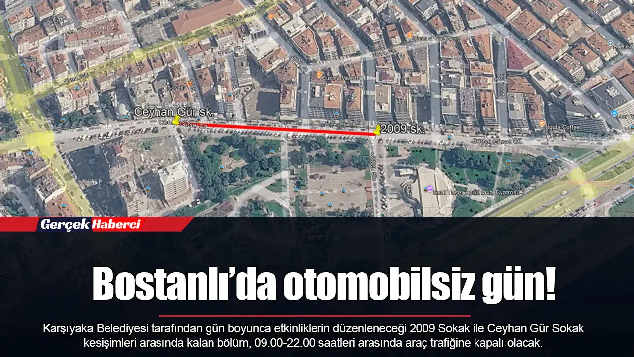 Bostanlı’da otomobilsiz gün!