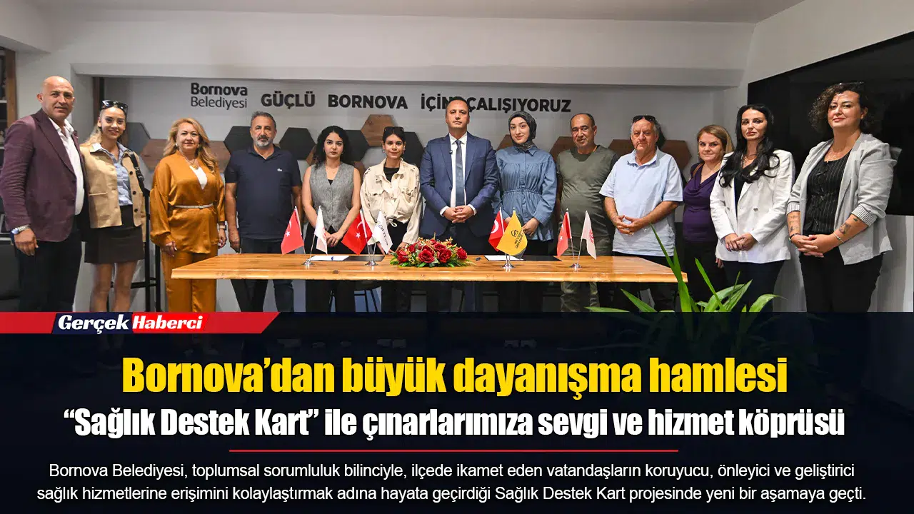 Bornova’dan büyük dayanışma hamlesi  “Sağlık Destek Kart” ile çınarlarımıza sevgi ve hizmet köprüsü