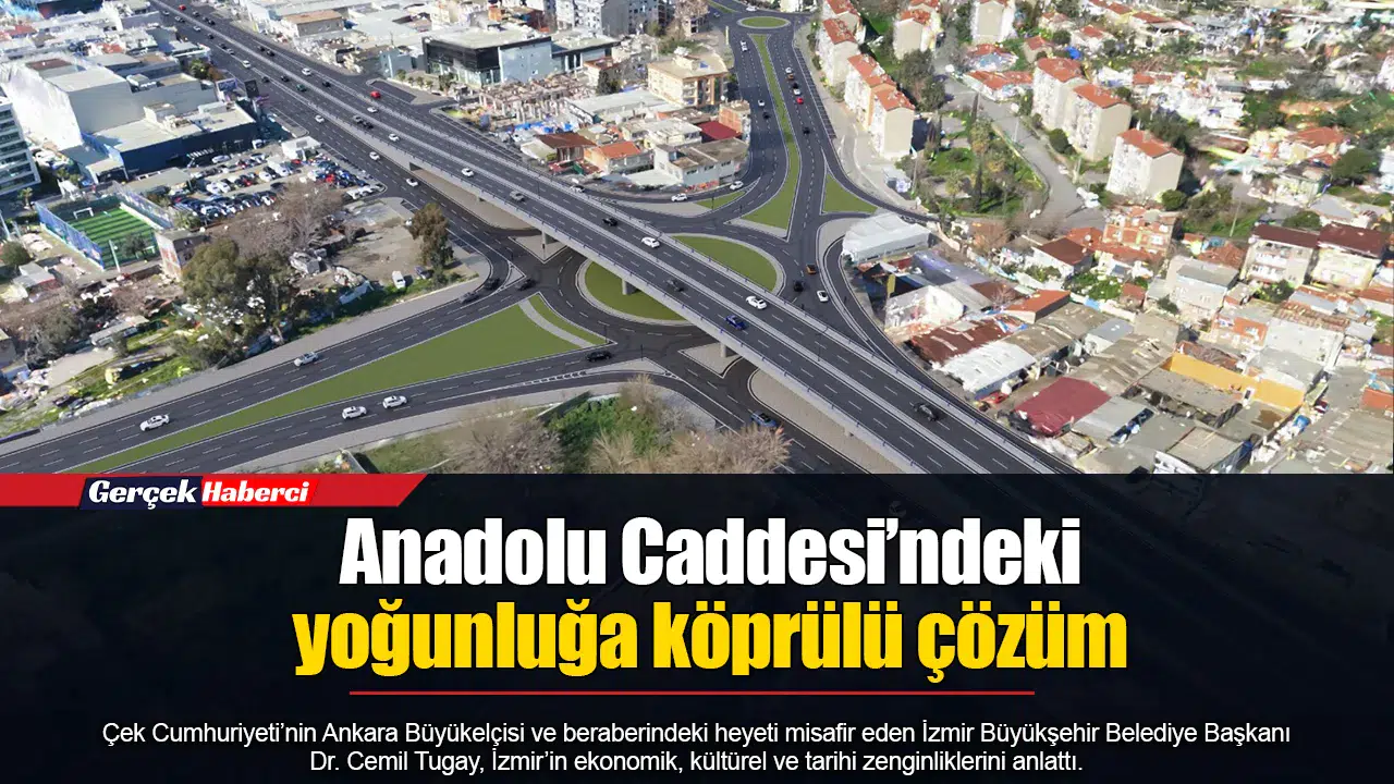 Anadolu Caddesi’ndeki yoğunluğa köprülü çözüm