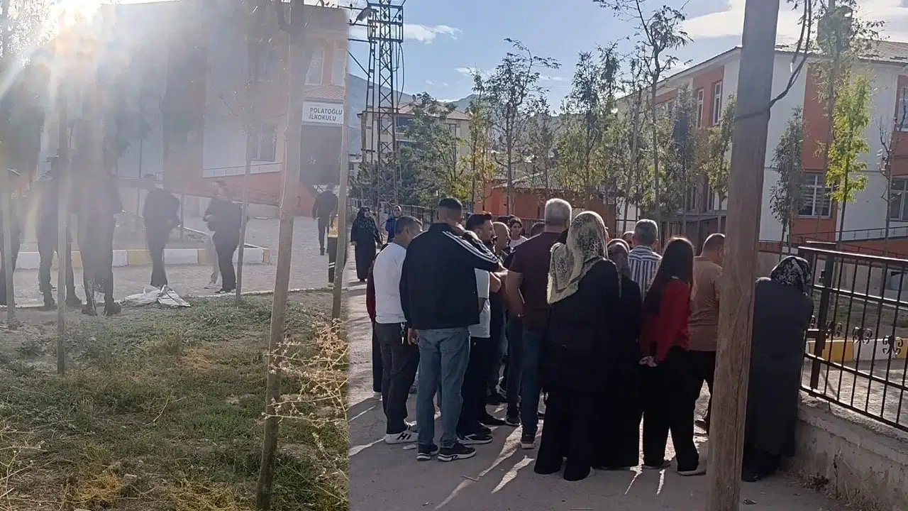 Van’da Polatoğlu Okulu’nda pompalı tüfekle okula gelen öğrenciye veli ve öğretmenler müdahale etti