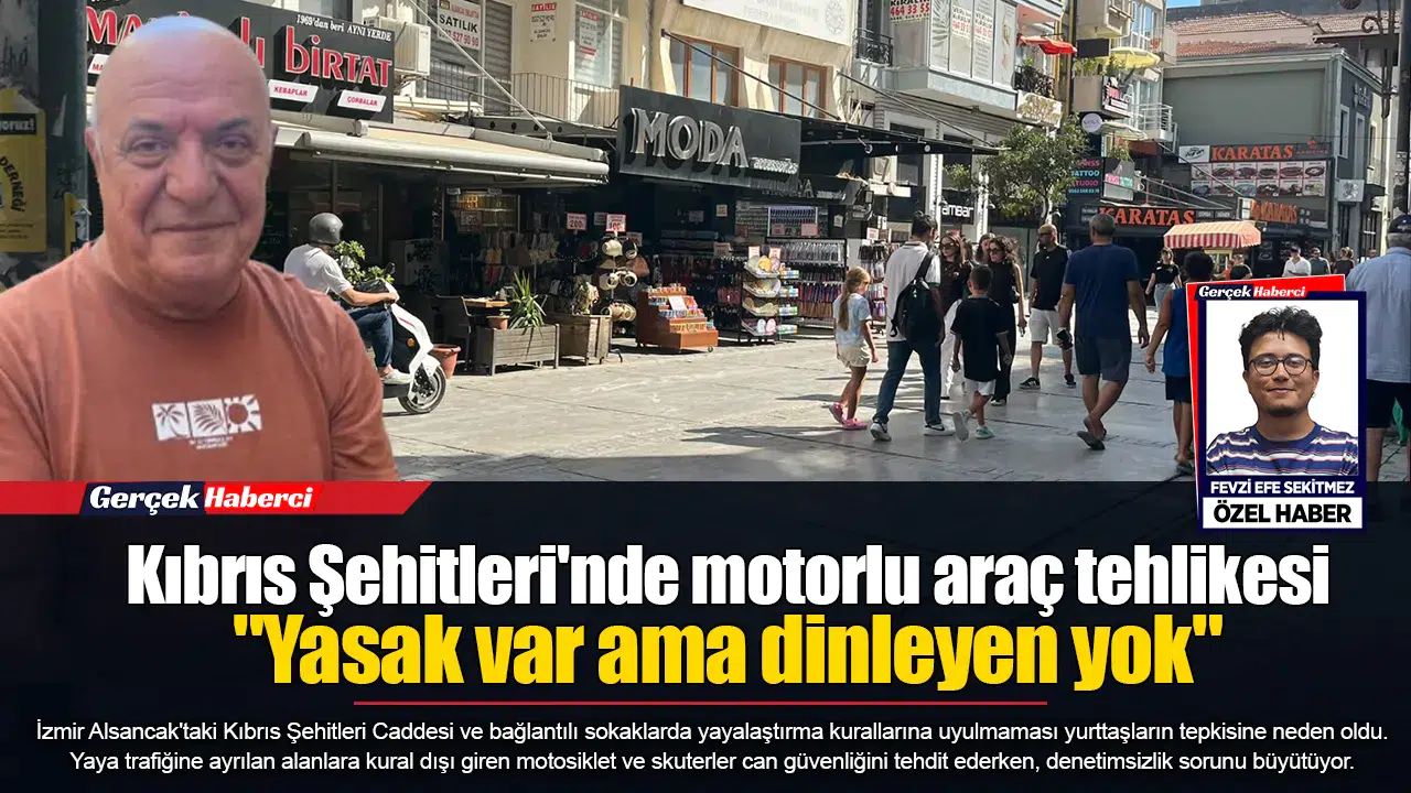 Kıbrıs Şehitleri'nde motorlu araç tehlikesi  "Yasak var ama dinleyen yok"
