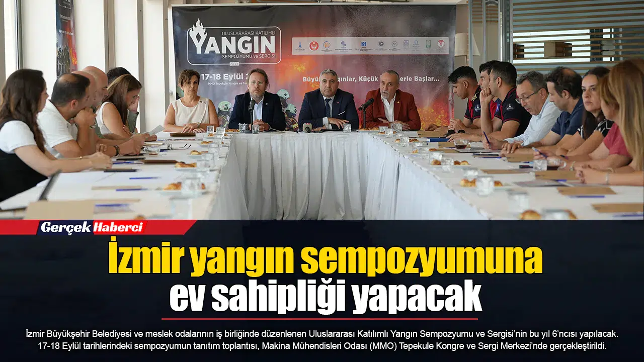İzmir yangın sempozyumuna ev sahipliği yapacak