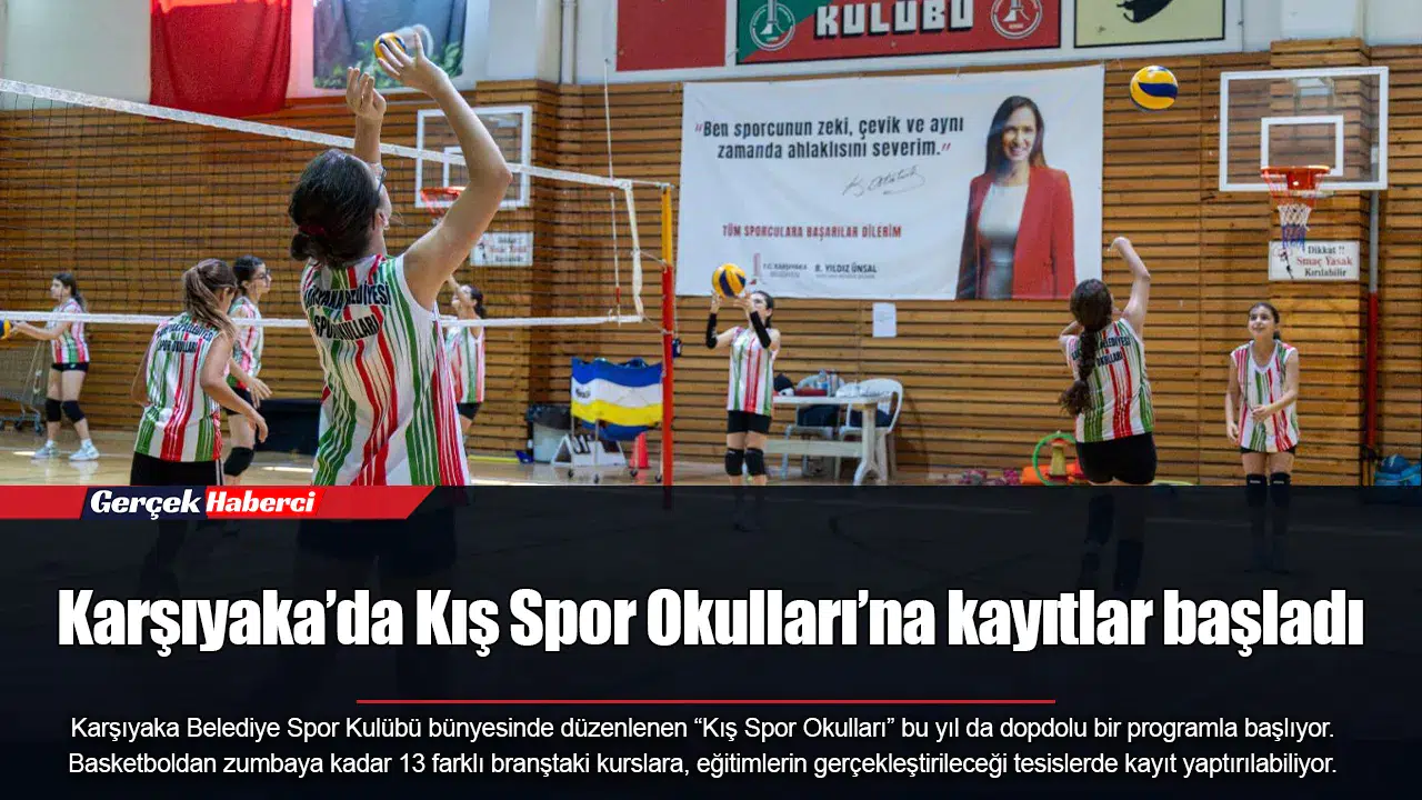 Karşıyaka’da Kış Spor Okulları’na kayıtlar başladı