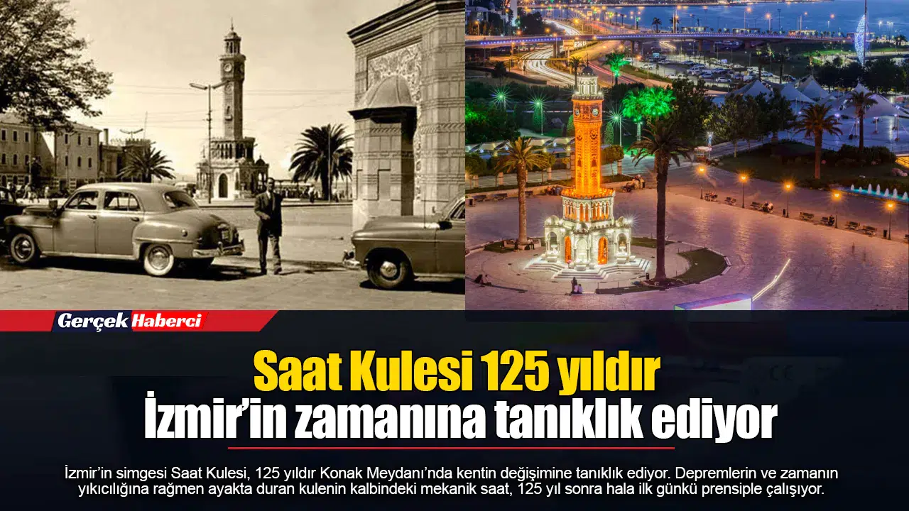 Saat Kulesi 125 yıldır İzmir’in zamanına tanıklık ediyor