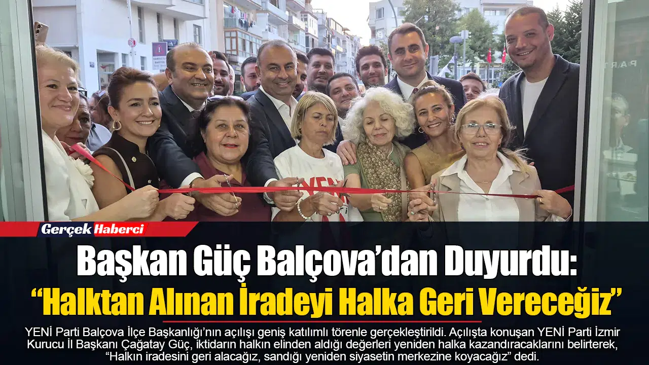Başkan Güç Balçova’dan Duyurdu: “Halktan Alınan İradeyi Halka Geri Vereceğiz”