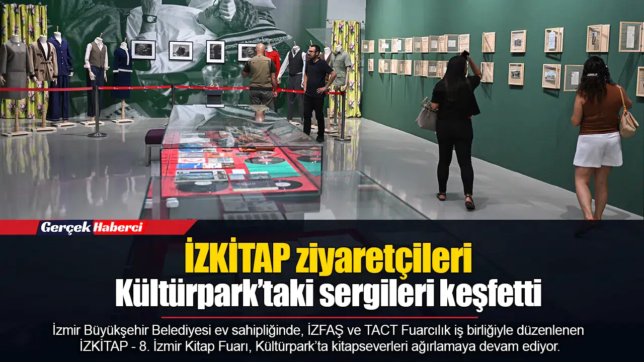 İZKİTAP ziyaretçileri Kültürpark’taki sergileri keşfetti