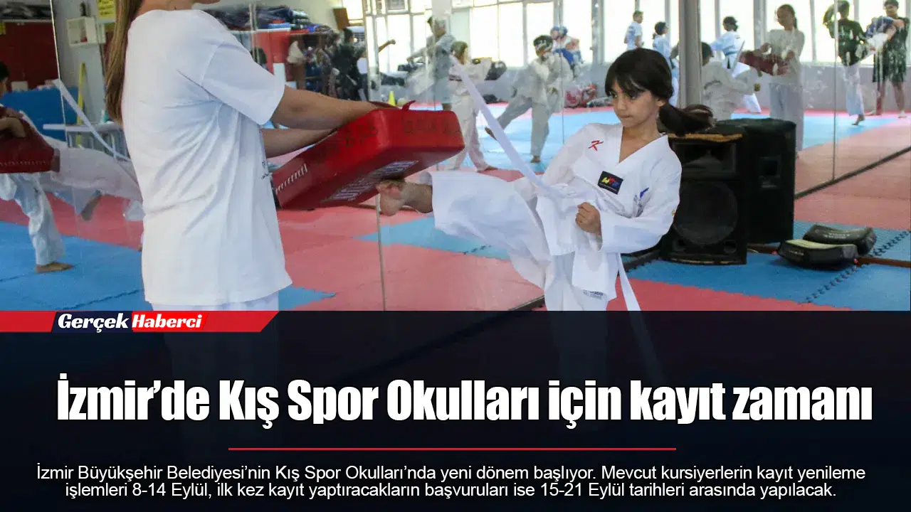 İzmir’de Kış Spor Okulları için kayıt zamanı