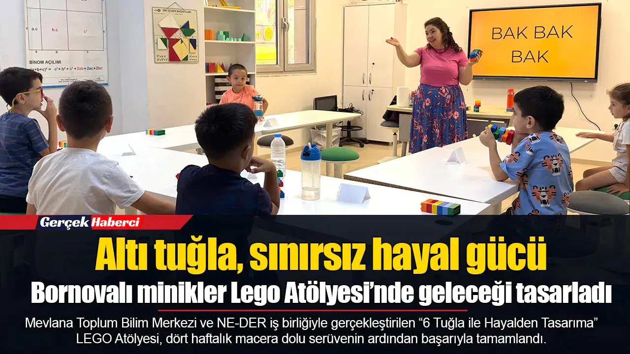 Bornovalı minikler Lego Atölyesi’nde geleceği tasarladı
